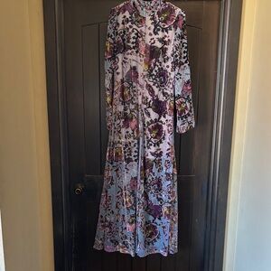 Bohemian Floral Maxi Dress - Multicolor